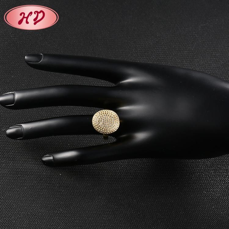 Women Fashion 18K Gold Plated Silver Stainless Steel Wedding Engagement Finger Rings Jewelry Design