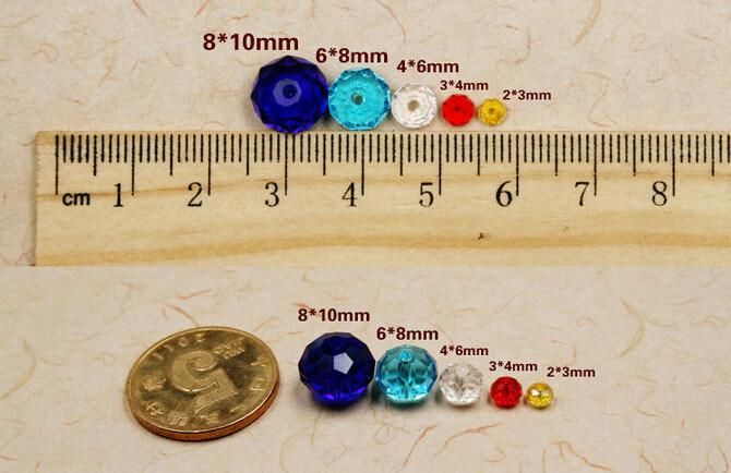 Cheap Colorful Round Crystal Glass Beads for DIY