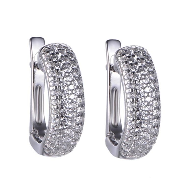 New Fashion Jewelry 925 Silver or Brass Huggie Earrings for Women