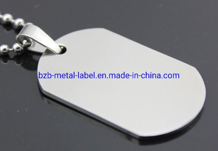 Metal Alminum Packaging Tag for Clothing, Pet, Dog, Metal Price Tag for Jeans, Garments, Metal Hangtag