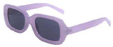 Vivant Plastic Candy Color Rim Rectangle Frame Sunglasses