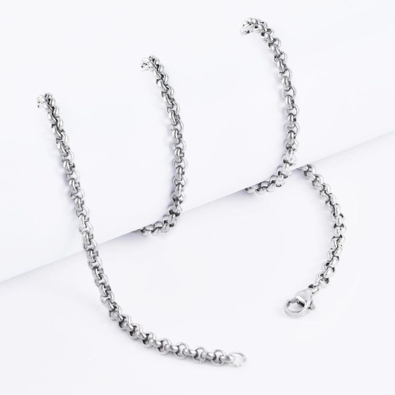 Customized Various Fashion Popular Stainless Steel Chain Necklace for Jewelry/Watch/Glasses/Bag Design