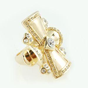 14k Gold Plating Bowknot for Fashion Jewelry Ring (A04284R1S)