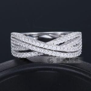 925 Sterling Silver Micro Pave Ring
