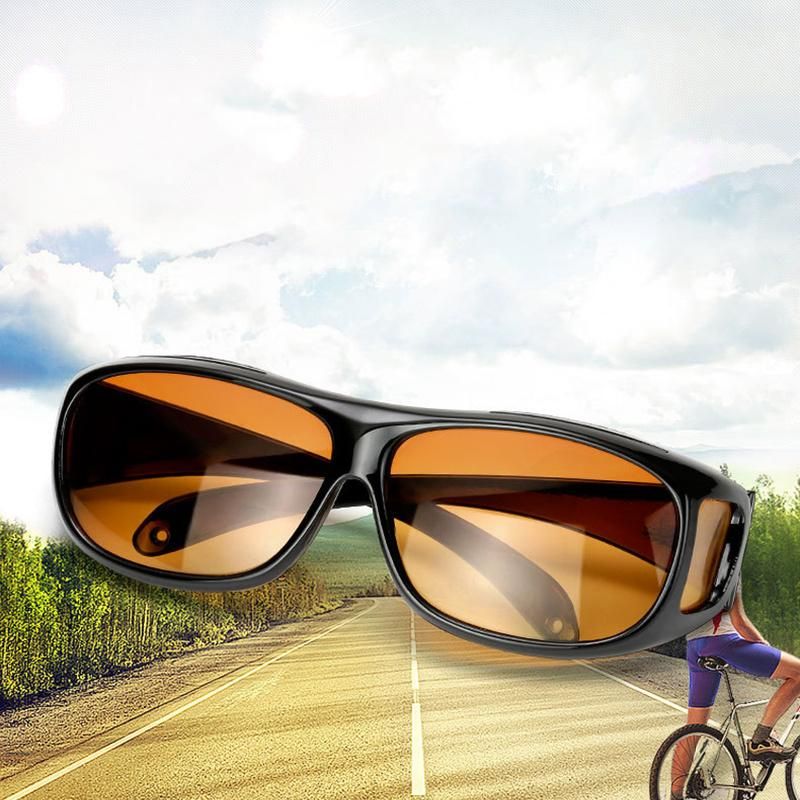 Polarized Night View Driving Glasses Anti-Glare Rain Day Night Vision Cycling Sunglasses Wyz20111