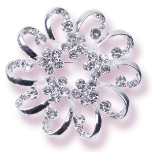 Garment Metal Flower Shaped Brooch (PLB0292)