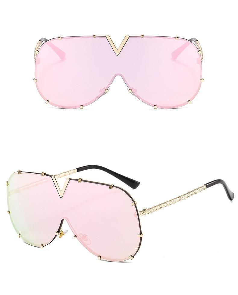 2020 Fashion One-Piece Personality Punk Sunglasses Wholesale