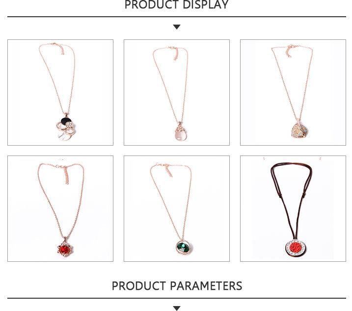 2020 Fashion Jewelry Beaded Red Pendant Necklace