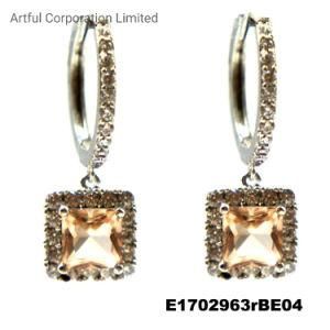 925 Silver Sterling Fashion Huggies Earring