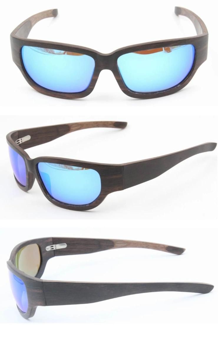 Wood Bamboo Sunglasses in High Quality with Bamboo Cases
