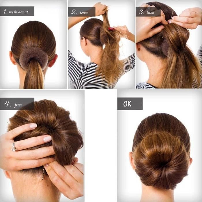 Hot Sale Women Hair Bun Donut Roller Accessory