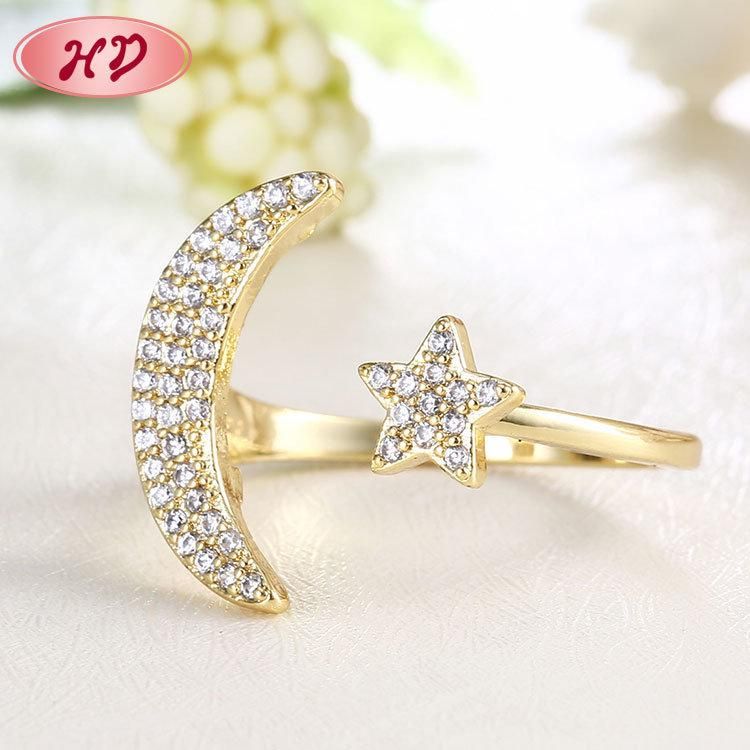 Factory Direct Belt Rings, Different Gold Plated CZ Ring Jewelry Women
