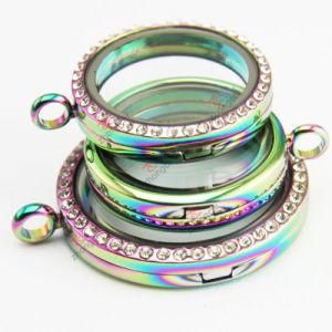 Hot Sell Rainbow Living Lockets Jewelry