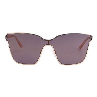 2019 Newly One Piece Fashionable Metal Copper Sunglasses