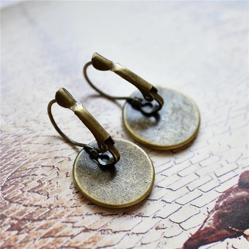 Flower Fashion Drop Earrings Girl Gift Round Earings Vintage Jewelry