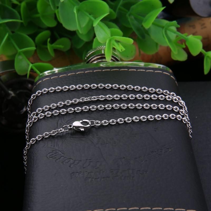 Hot Sell Fashion Jewelry Necklace Bracelet Embossed Cable Chain