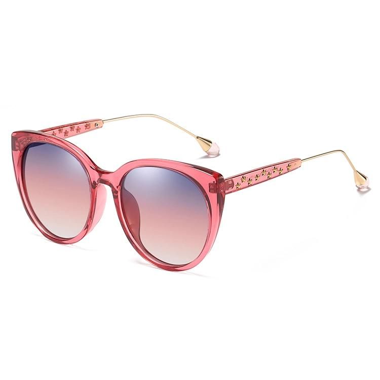 2019 Hot Selling Big Cat Eye Fashion Sunglasses for Ready Made Goods