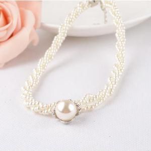 Statement Women Girls Choker Chunky Simulated Pearl Necklace