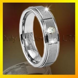 CZ Stone Setting Tungsten Carbide Ring Jewelry Fashion
