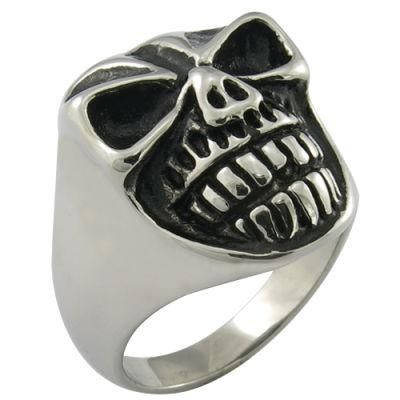 Casting Stainless Steel Jewelry Biker Skull
