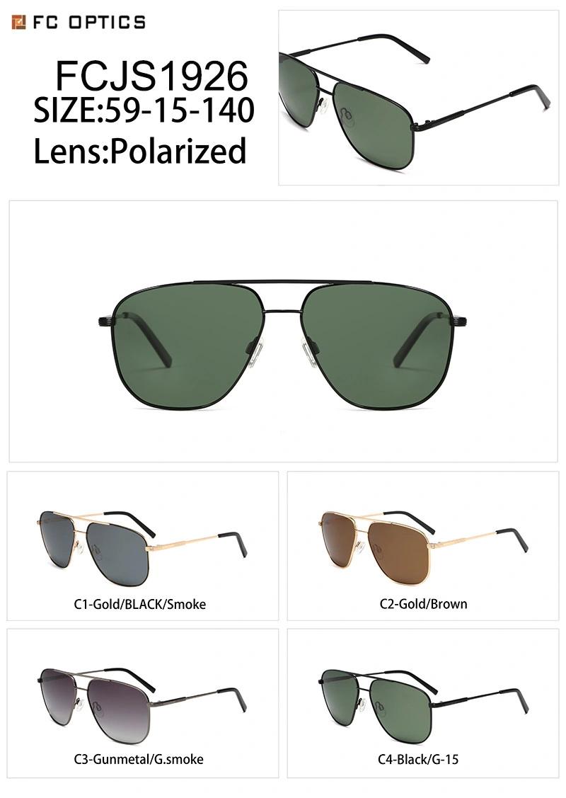 Retro Sun Glasses for Men in Stock Eyewear Metal Frame Sunglasses