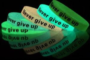 Glow in Dark Silicon Wristbands Hand Bracelet