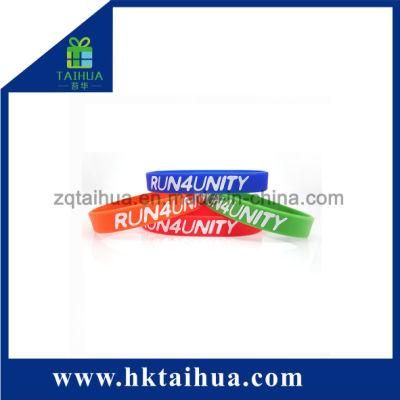 Custom Design Silicone Bracelet/Wristband for Promotion