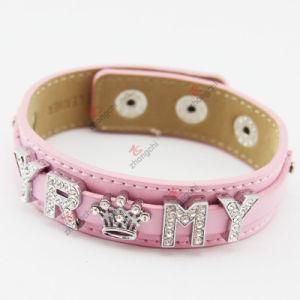 18mm Leather Bracelet Genuine Leather Wristband for Women