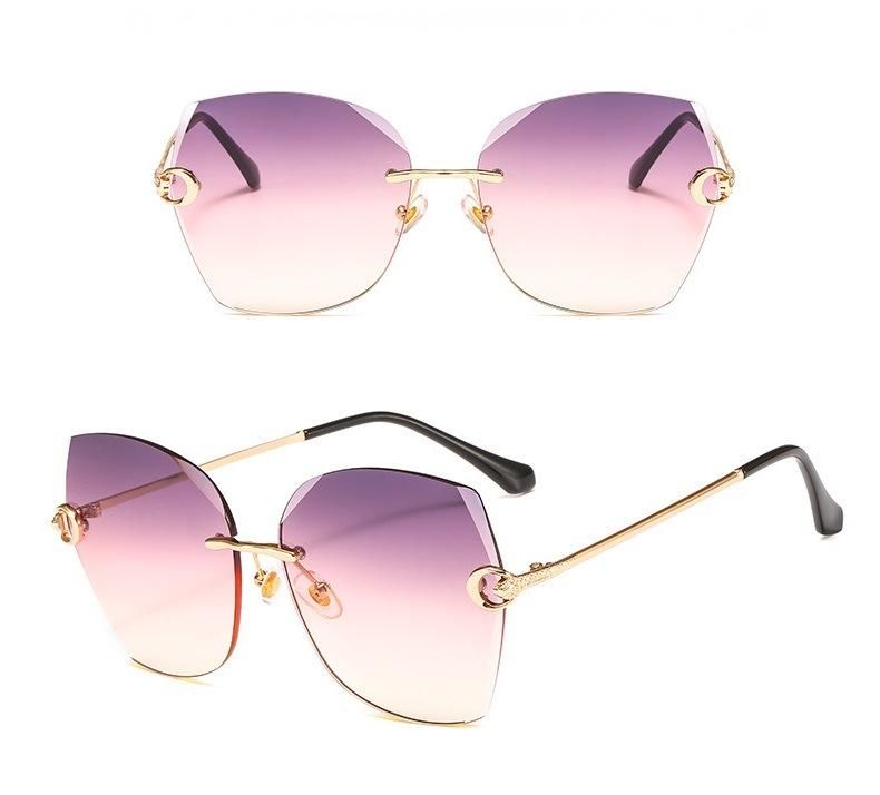 Newest 2020 Rimless Frame Fashion Sunglasses for Women