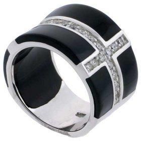Fashion CZ Jewelry Stainless Steel Ring (RZ5311)