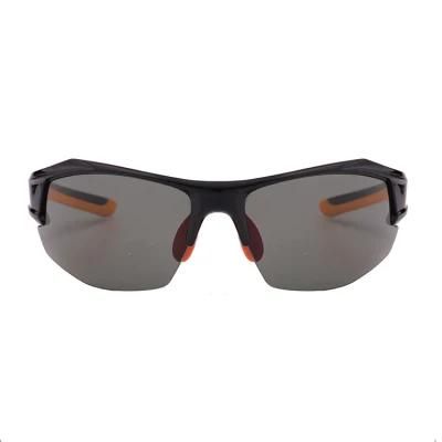 2019 Newly Fashionable Half Frame Sports Sunglasses with Rubber