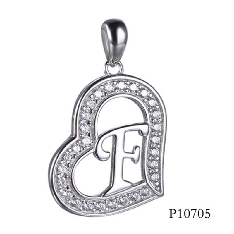 Hotsale Alphabet in The Heart a-Z Initial Pendant