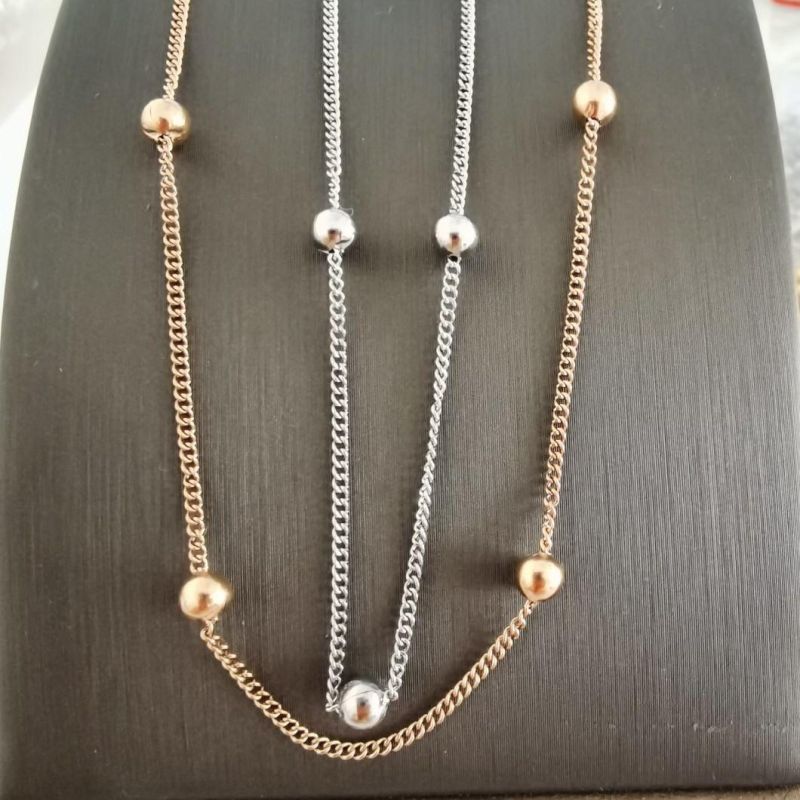 Wholesale Popular Fashionable Curb Cable Chain Necklace with Rolo for Gift Decoration Girl Jewellry Bracelet Anklet for Pendant Design