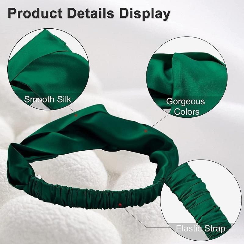 Korean New Hair Accessories Silk Wide Headband for Women