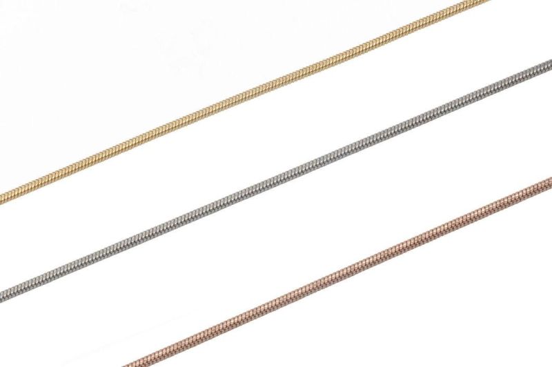 Stainless Steel Square Snake Chain Bracelet Fashion Jewelry Necklace for Jewellery Design