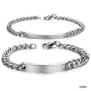 Fashion Stainless Steel Couple Bracelet (BC6011)