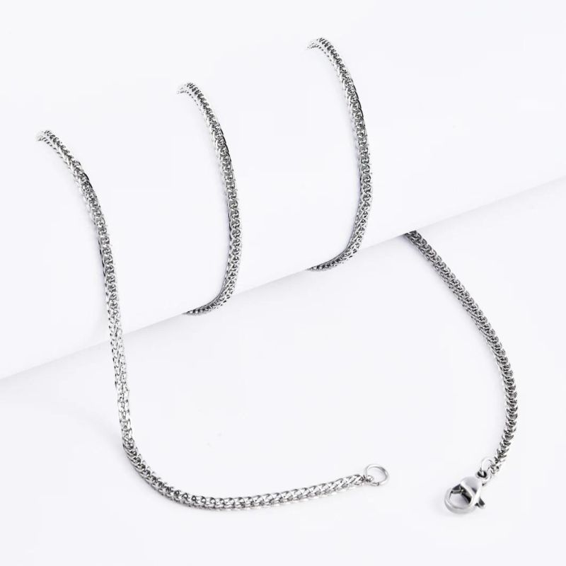 Hot Sale Stainless Steel No Rust 316L Chopin Chain Fashion Jewelry for Necklace Anklet Anklet Design