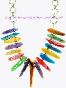 Fashion Charming Multicolor Gemstone Necklace Jewelry