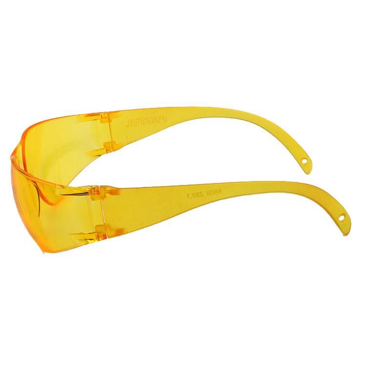 Yellow One Piece Lens Safety Sunglass