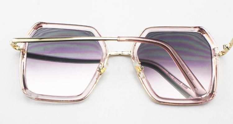 New Custom Logo Stock Transparent Frame Women Sunglasses
