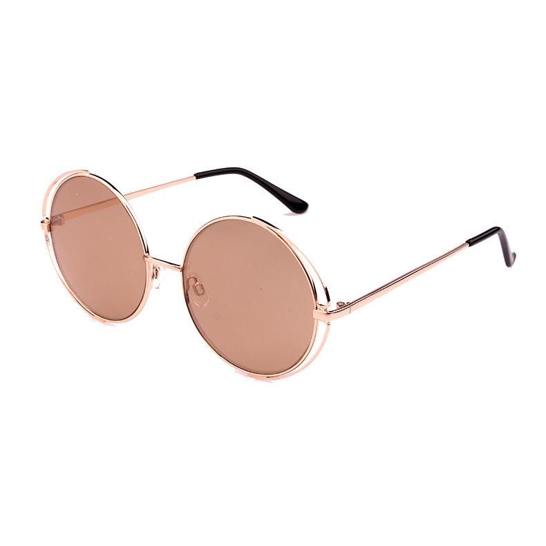 2018 Latest Round Vintage Metal Sunglasses