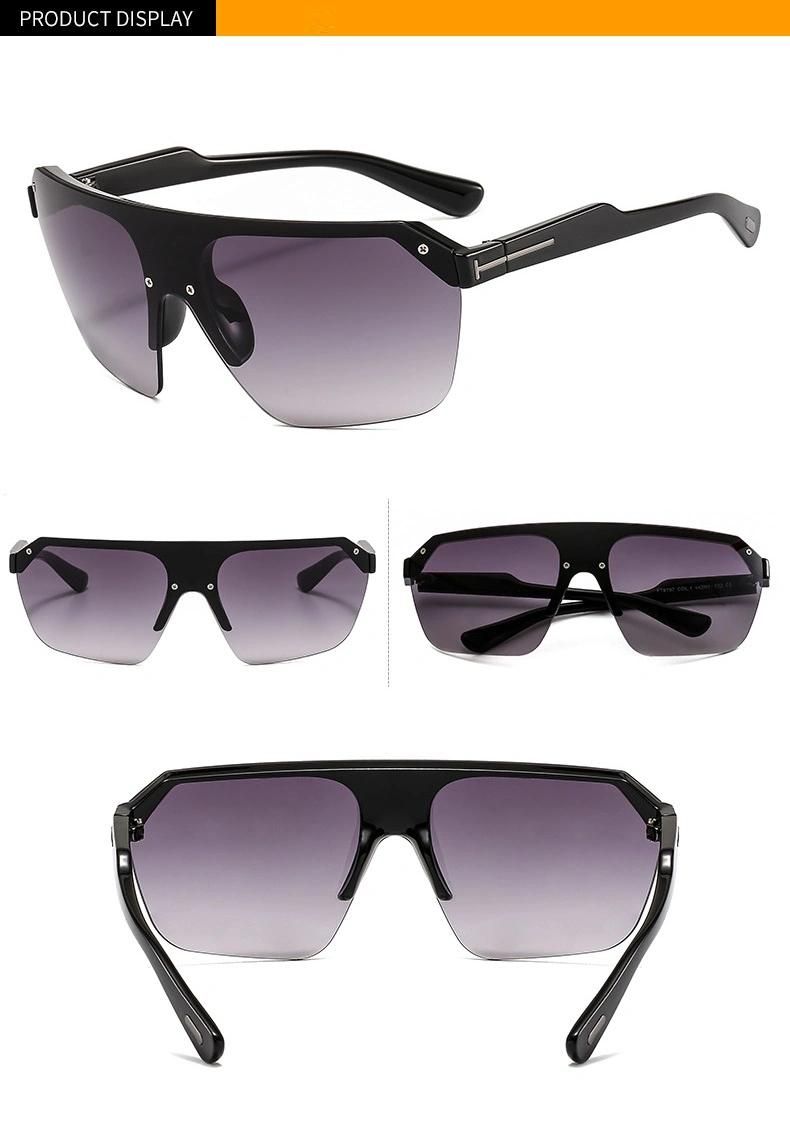 Hot Selling T-Shaped Retro Big Frame Sunglasses