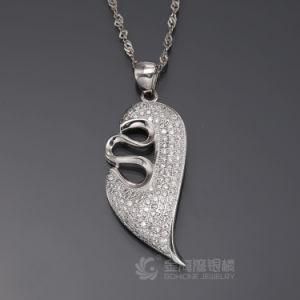 Hollow Fashion Statement Pendant Made in 925 Silver (BASP0019)