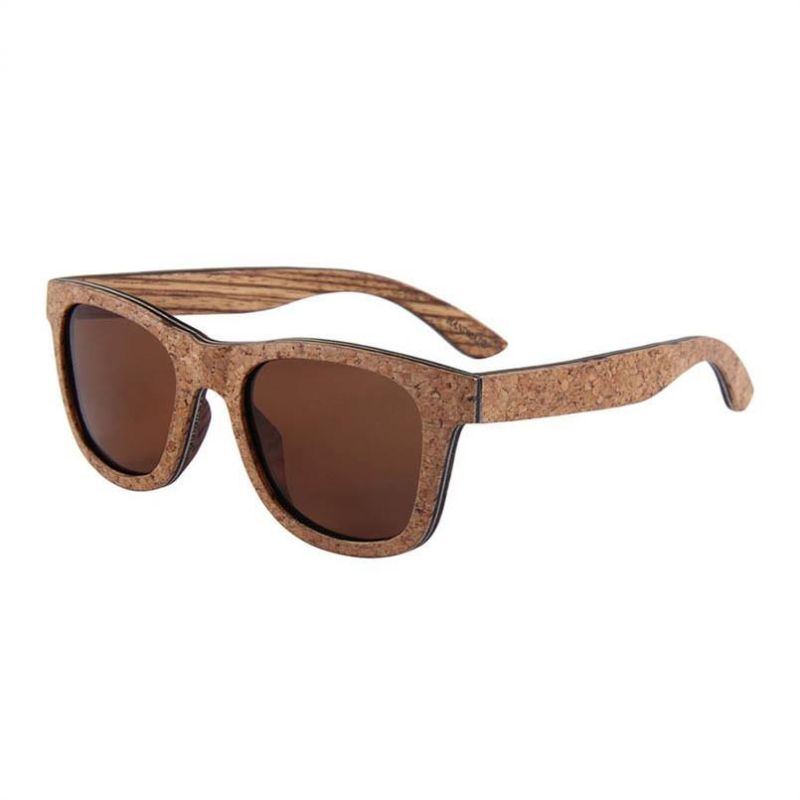 New All-Wood Sunglasses, Cork Stopper Polarized Sunglasses Sg3020