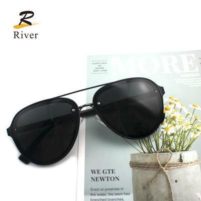 2021 Flat Top Oversize Tr Frame Stock Polarized Men Sunglasses