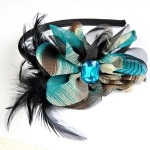 Head Band with Feather Stone Flower (GD-AC100)