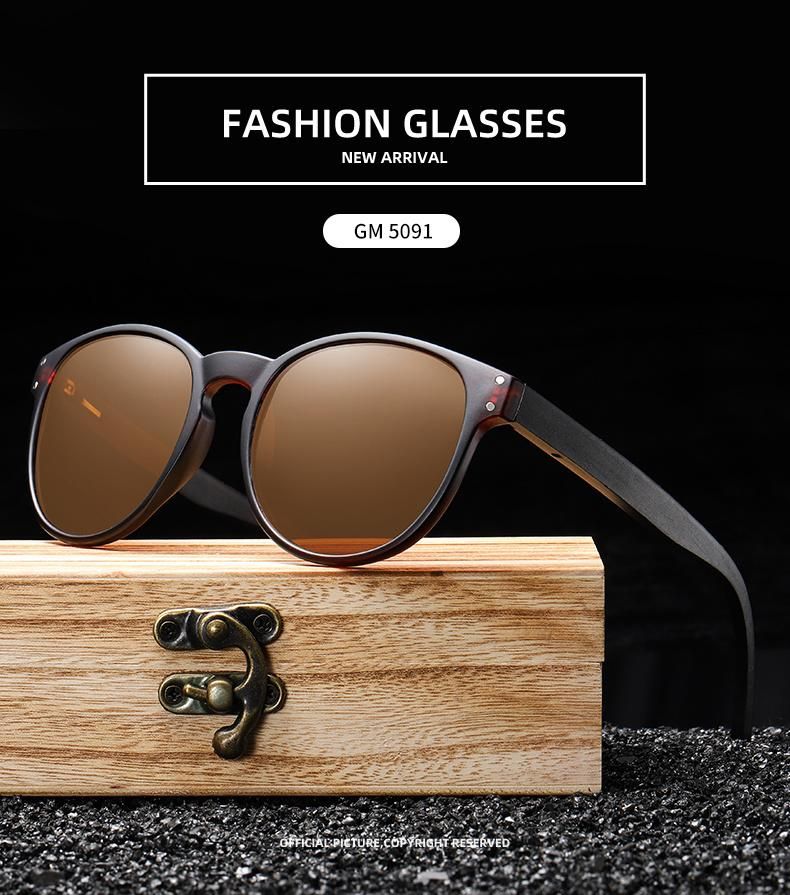Superhot Eyewear Stylish Fashion 2021 Wooden Unisex Men Women Stylish Small Rectangle Rimless Sunglasses
