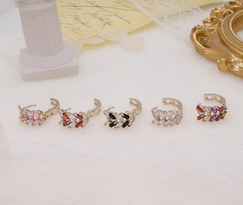 High-Quality Fashion Ladies Jewellery Small Circle Zirconia Earrings