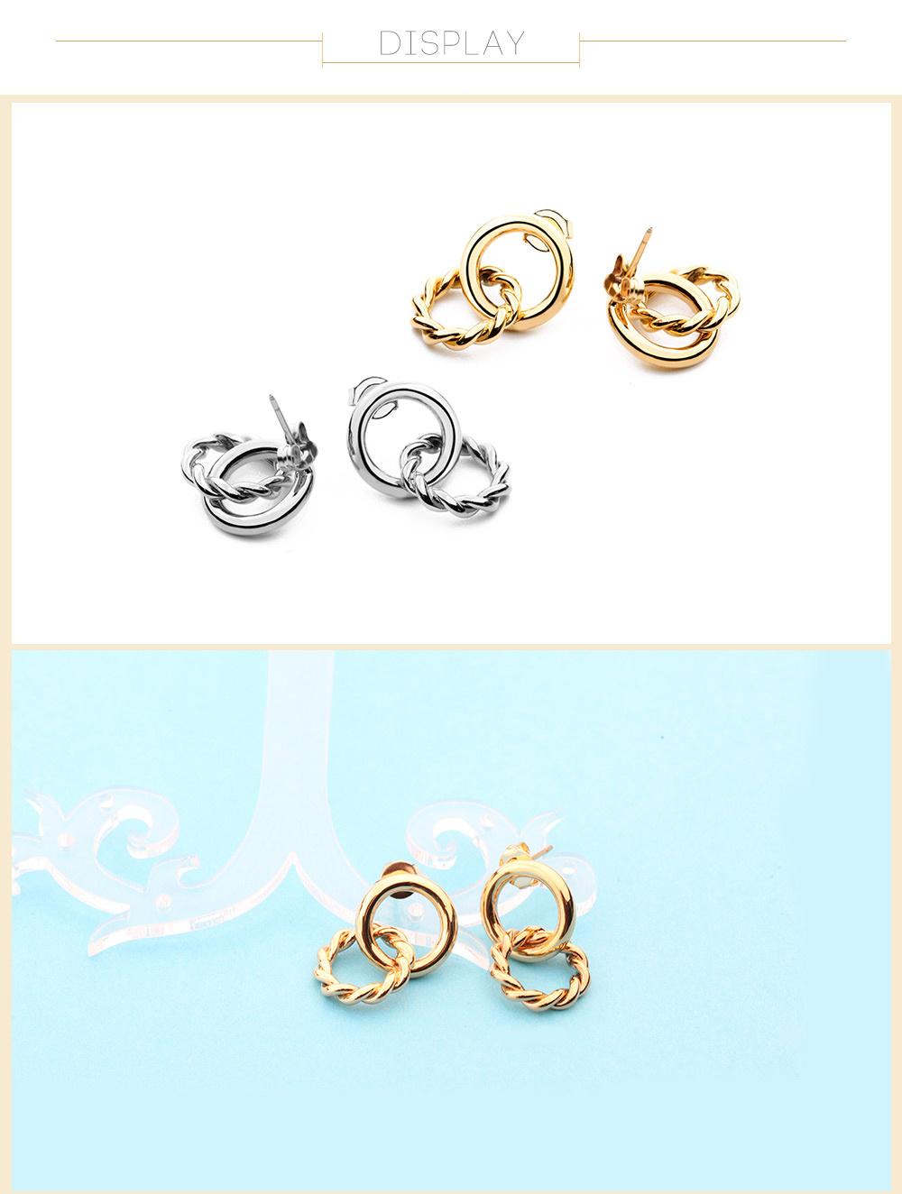 Fashionable Unique Chain Hinge Design 100% Brass Earring