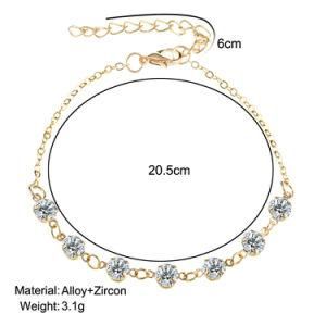 Link Chin Bohemian Gold Silver Color Shoe Boot Chain Anklet
